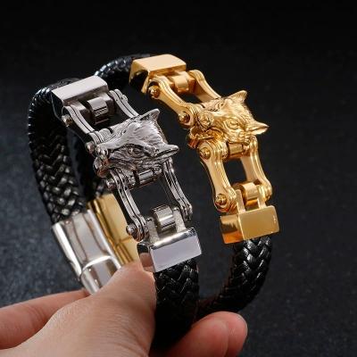 B2606014  Lion Head men Bracelet