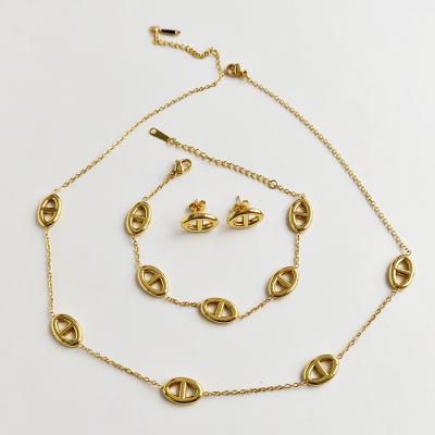 JS2606003 Ellipse Jewelry Set