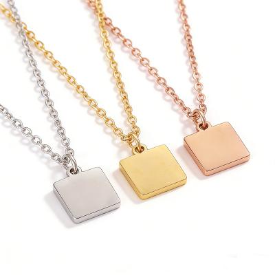 RS2605019 Quadrilateral Necklace